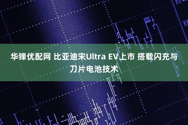 华锋优配网 比亚迪宋Ultra EV上市 搭载闪充与刀片电池技术