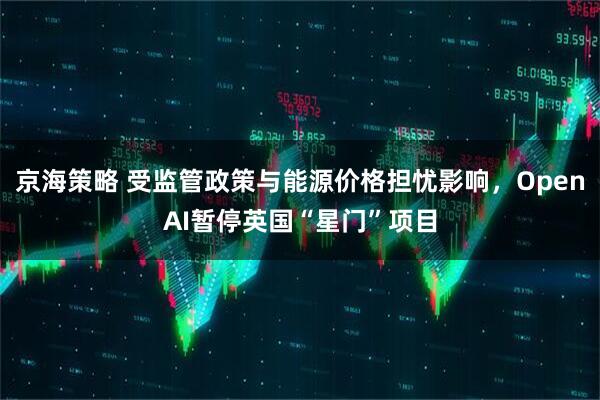 京海策略 受监管政策与能源价格担忧影响，OpenAI暂停英国“星门”项目